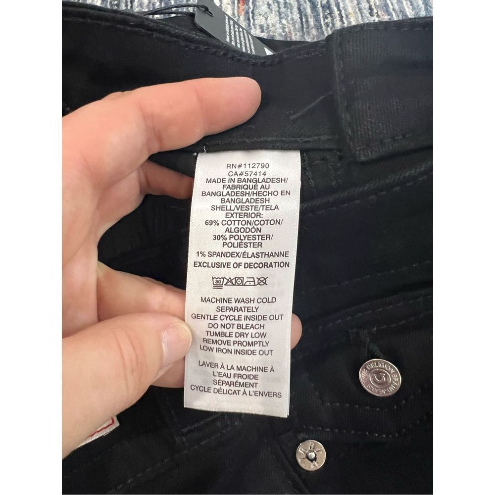 True Religion NWT Becca Mid Rise Bootcut Women Jeans size 24 - Picture 4 of 11